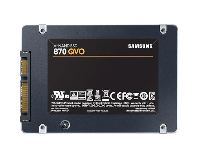 Samsung 870 QVO 2.5-inch SATA III SSD – High-Capacity QLC Storage Samsung 870 QVO 2.5-inch SATA III SSD – High-Capacity QLC Storage